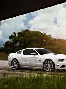 Preview wallpaper ford, mustang, vossen, wheels, cvt