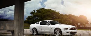 Preview wallpaper ford, mustang, vossen, wheels, cvt