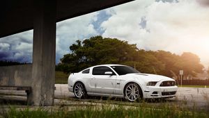 Preview wallpaper ford, mustang, vossen, wheels, cvt