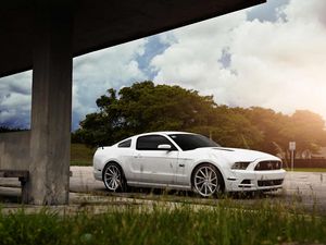 Preview wallpaper ford, mustang, vossen, wheels, cvt