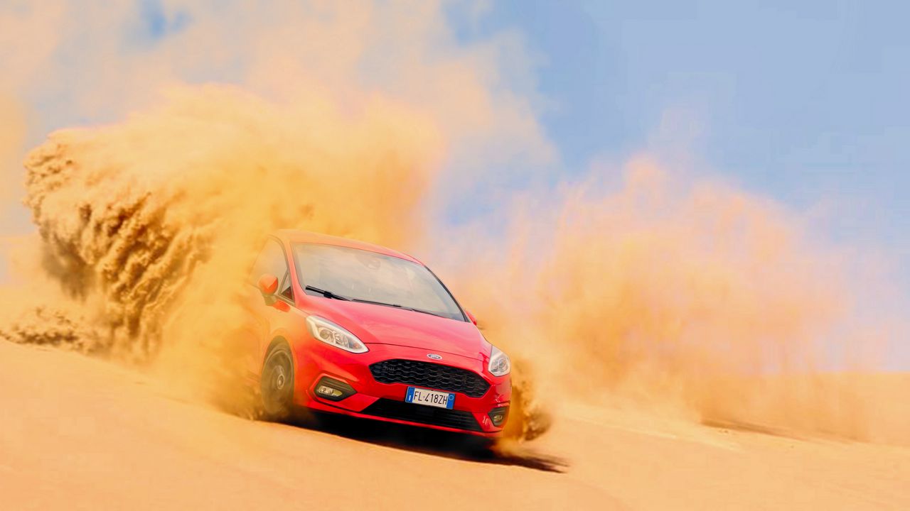 Wallpaper ford, sand, drift, desert