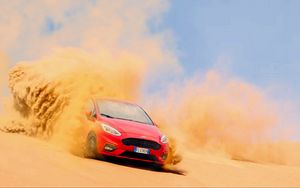 Preview wallpaper ford, sand, drift, desert