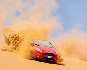 Preview wallpaper ford, sand, drift, desert