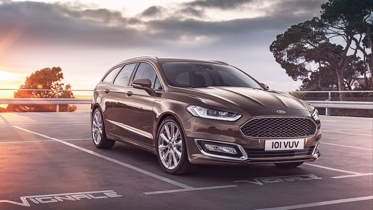Wallpaper ford, vignale, mondeo, turnier, side view