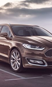 Preview wallpaper ford, vignale, mondeo, turnier, side view