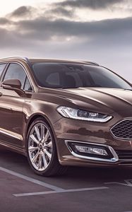 Preview wallpaper ford, vignale, mondeo, turnier, side view