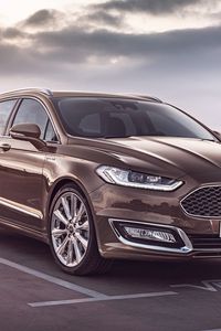 Preview wallpaper ford, vignale, mondeo, turnier, side view