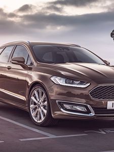 Preview wallpaper ford, vignale, mondeo, turnier, side view