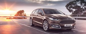 Preview wallpaper ford, vignale, mondeo, turnier, side view