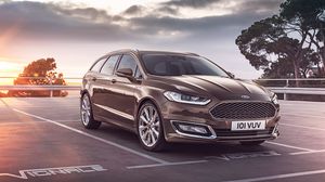 Preview wallpaper ford, vignale, mondeo, turnier, side view