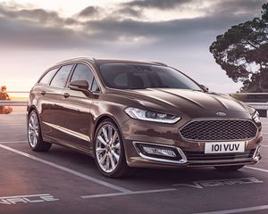 Preview wallpaper ford, vignale, mondeo, turnier, side view