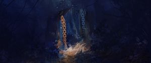 Preview wallpaper forest, dark, art