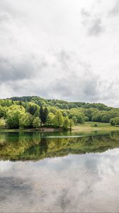 Preview wallpaper forest, lake, trees, reflection