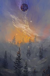 Preview wallpaper forest, planet, fantasy, art