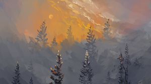 Preview wallpaper forest, planet, fantasy, art