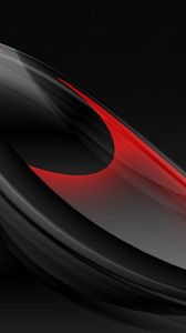 Preview wallpaper form, ball, black, red