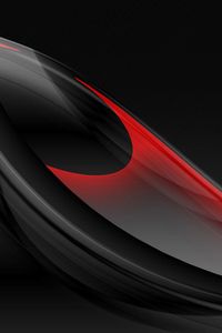 Preview wallpaper form, ball, black, red