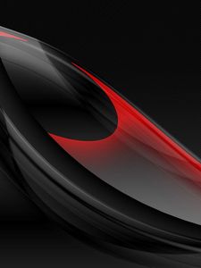 Preview wallpaper form, ball, black, red