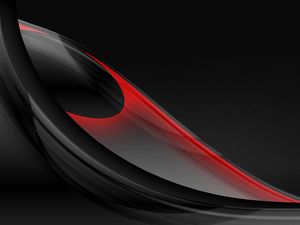 Preview wallpaper form, ball, black, red