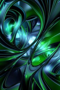 Preview wallpaper form, green, compound, figure