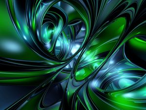 Preview wallpaper form, green, compound, figure