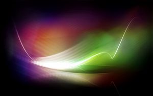 Preview wallpaper form, wavy, rainbow, colorful