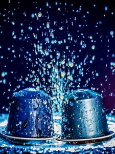 Preview wallpaper forms, splashes, water, drops, close-up