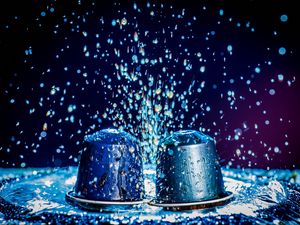 Preview wallpaper forms, splashes, water, drops, close-up