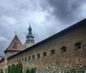 Preview wallpaper fortress, building, church, architecture, grass