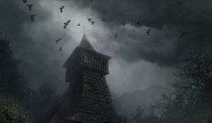 Preview wallpaper fortress, fantasy, landscape, art