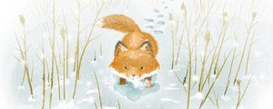 Preview wallpaper fox, snow, winter, art