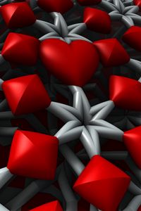 Preview wallpaper fractal, 3d, abstraction, pattern, volume
