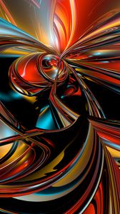 Preview wallpaper fractal, 3d, colorful, abstraction