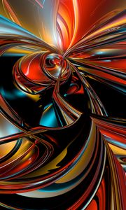 Preview wallpaper fractal, 3d, colorful, abstraction