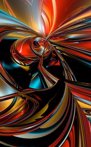 Preview wallpaper fractal, 3d, colorful, abstraction