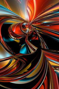 Preview wallpaper fractal, 3d, colorful, abstraction