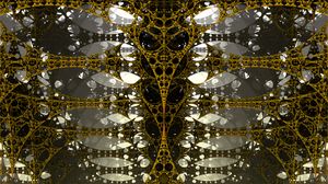 Preview wallpaper fractal, 3d, tangled, construction, volume