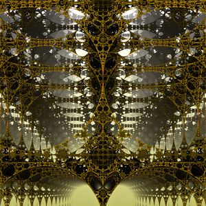 Preview wallpaper fractal, 3d, tangled, construction, volume