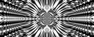 Preview wallpaper fractal, abstraction, black and white