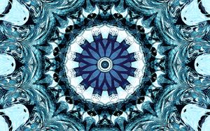 Preview wallpaper fractal, abstraction, blue