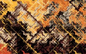 Preview wallpaper fractal, abstraction, colorful, pattern, lines