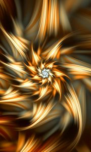 Preview wallpaper fractal, abstraction, glow, star, digital