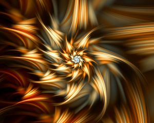 Preview wallpaper fractal, abstraction, glow, star, digital