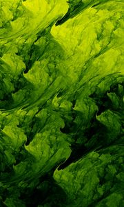 Preview wallpaper fractal, abstraction, green, shades, structure