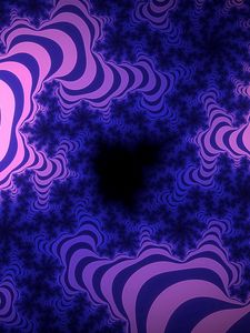 Preview wallpaper fractal, abstraction, optical illusion, wavy, striped