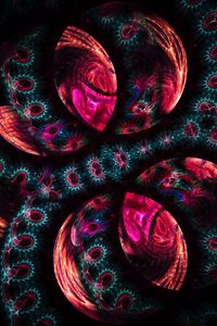 Preview wallpaper fractal, abstraction, pattern, tangled, colorful