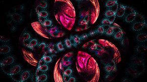 Preview wallpaper fractal, abstraction, pattern, tangled, colorful