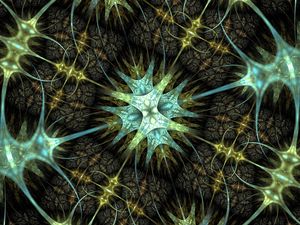 Preview wallpaper fractal, abstraction, pattern, tangled, digital