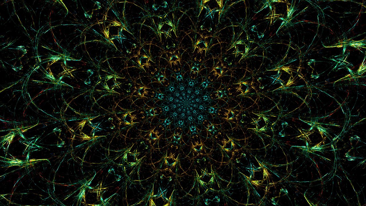Wallpaper fractal, abstraction, pattern, motley, kaleidoscope