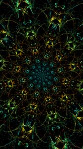 Preview wallpaper fractal, abstraction, pattern, motley, kaleidoscope